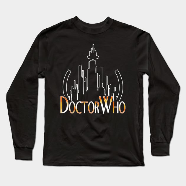 Doctor Frasier Who? Long Sleeve T-Shirt by B4DW0LF